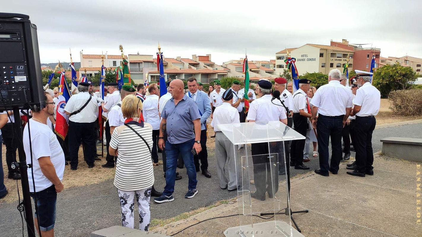 1 Cap Agde - 15 Aout 2023 -  Stele Medailles Militaires - Anniversaire 60 ans (15).jpg